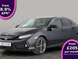 Black Used 2021 Honda Civic SR Hatchback | £15,055 (Good price)