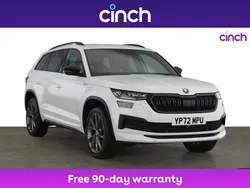 White Used 2022 Skoda Kodiaq SportLine SUV | £27,969 (Fair price)