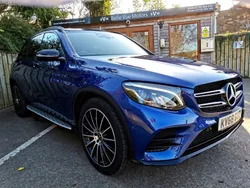 Blue Used 2018 Mercedes GLC220 AMG line Estate | £19,995 (Fair price)