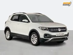 White Used 2022 VW T-Cross Edition SUV | £13,895 (Fair price)