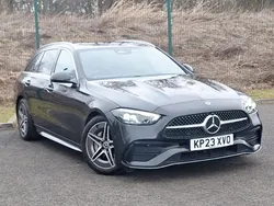 Grey Used 2023 Mercedes C300 AMG line Estate | £32,498 (Fair price)