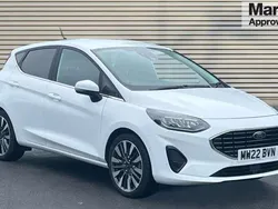 White Used 2022 Ford Fiesta Titanium Hatchback | £15,127 (Fair price)