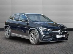 Cosmos black Used 2021 Mercedes GLA180 AMG Line Premium Plus SUV | £21,750 (Fair price)