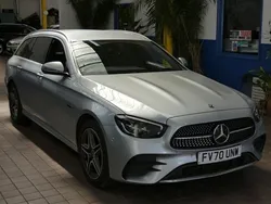 Silver Used 2021 Mercedes E300 AMG line Estate | £24,354 (Fair price)