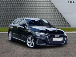 Black Used 2024 Audi A3 e-tron S-Line Hatchback | £25,495 (Fair price)