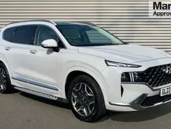 White Used 2023 Hyundai Santa Fe Ultimate SUV | £37,990 (A bit pricey)