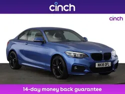 Blue Used 2018 BMW 218 M Sport Coupe | £11,599 (Fair price)