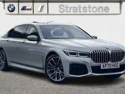 Silver Used 2020 BMW 745e M Sport Sedan | £39,699 (Fair price)