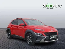 Red Used 2022 Hyundai Kona Premium SUV | £17,495 (Fair price)