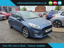 Blue Used 2019 Ford Fiesta ST-Line Hatchback | £8,984 (Fair price)