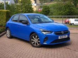 Blue Used 2021 Vauxhall Corsa Hatchback | £9,500 (Good price)