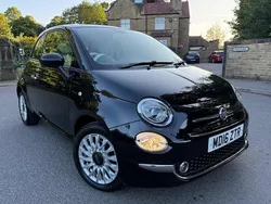 Black Used 2016 Fiat 500 Lounge Hatchback | £5,796 (Fair price)