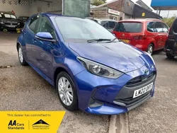 Blue Used 2022 Toyota Yaris Hybrid Hatchback | £15,475 (Super price)