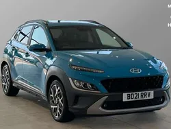 Blue Used 2021 Hyundai Kona Ultimate SUV | £19,631 (Fair price)