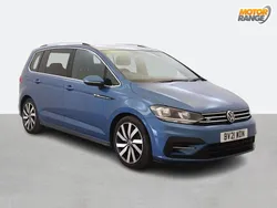 Blue Used 2021 VW Touran R-line MPV | £19,495 (Fair price)