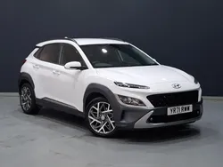 White Used 2021 Hyundai Kona Premium SUV | £18,298 (Fair price)