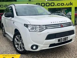White Used 2015 Mitsubishi Outlander P-HEV SUV | £7,575 (Fair price)