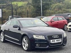 Blue Used 2010 Audi A5 S-Line Coupe | £4,450 (Fair price)