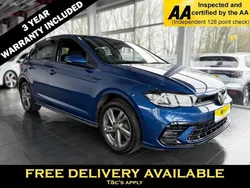 Blue Used 2022 VW Polo R-line Hatchback | £17,300 (Fair price)