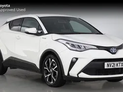 White Used 2021 Toyota C-HR Design SUV | £19,000 (Fair price)