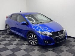 Blue Used 2015 Honda Civic SE Plus Hatchback | £7,450 (Fair price)