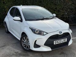 White Used 2023 Toyota Yaris Hybrid Hatchback | £17,499 (Fair price)