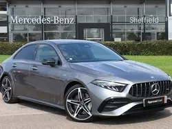 Grey Used 2023 Mercedes A35 AMG Premium Sedan | £36,485 (Fair price)