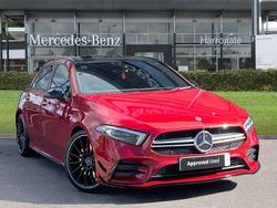 Red Used 2022 Mercedes A35 AMG Premium Plus Hatchback | £33,000 (Fair price)