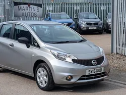 Silver Used 2015 Nissan Note Visia MPV | £4,950 (Fair price)