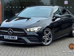 Black Used 2019 Mercedes CLA200 AMG line Coupe | £17,990 (Fair price)