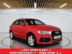 Red Used 2016 Audi Q3 S-Line SUV | £13,449 (Fair price)