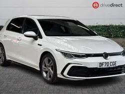 White Used 2020 VW Golf VII R-line Hatchback | £20,300 (Expensive)