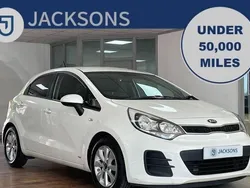 White Used 2015 Kia Rio 2 Hatchback | £5,900 (Fair price)
