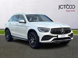 White Used 2021 Mercedes GLC43 AMG Premium SUV | £39,000 (Fair price)