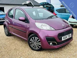 Purple Used 2014 Peugeot 107 Active Hatchback | £5,495 (A bit pricey)