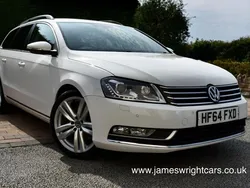 White Used 2015 VW Passat Executive Estate | £6,500 (Super price)