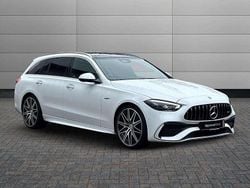 White Used 2023 Mercedes C43 AMG Premium Plus Estate | £47,495 (Fair price)