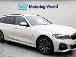 White Used 2022 BMW 330e M Sport Estate | £24,100 (Fair price)
