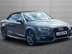 Monsoon grey Used 2016 Audi A3 Cabriolet Sport Cabriolet | £9,450 (Fair price)