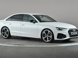 White Used 2021 Audi A4 Black Edition Sedan | £27,498
