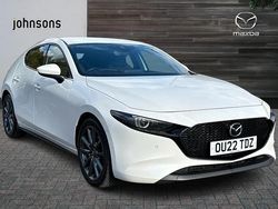 White Used 2022 Mazda 3 Inclusive Hatchback | £15,253 (Fair price)