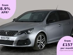 Grey Used 2019 Peugeot 308 GT-line Hatchback | £9,875 (Fair price)