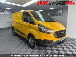 Yellow Used 2021 Ford Transit Custom S Van | £14,394 (Fair price)