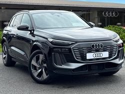 Black New 2025 Audi Q6 e-tron S-Line SUV | £64,990 (Good price)