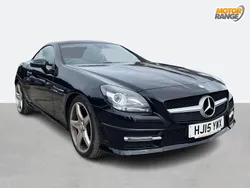 Black Used 2015 Mercedes SLK250 AMG Cabriolet | £13,495 (Fair price)
