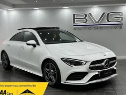 White Used 2019 Mercedes CLA220 AMG Line Premium Plus Sedan | £18,994 (Fair price)
