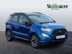 Blue Used 2018 Ford Ecosport ST-Line SUV | £9,500 (Fair price)