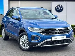 Blue Used 2022 VW T-Roc Life SUV | £17,490 (Fair price)