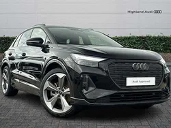 Black Used 2024 Audi Q4 e-tron Black Edition SUV | £39,985 (A bit pricey)