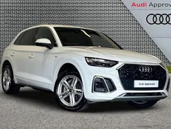 White Used 2021 Audi Q5 S-Line SUV | £29,995 (Fair price)